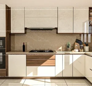 L Shaped Italian Modular Kitchen Designer Services