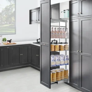 Stainless Steel Pull Out Kitchen Pantry Unit